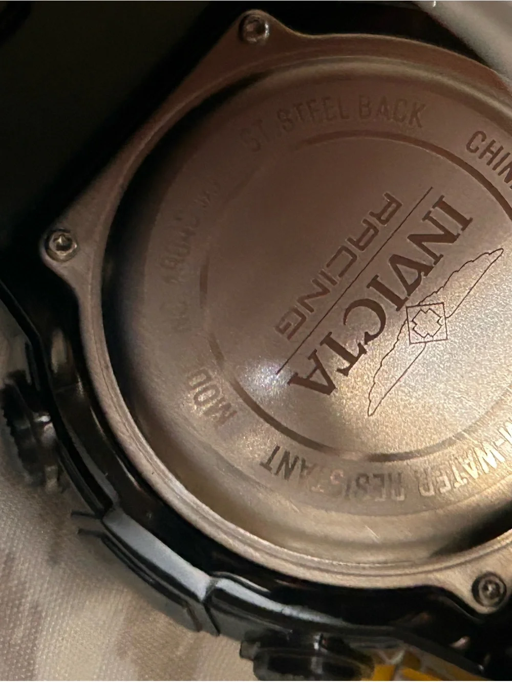 Invicta Black Digital Chronograph Watch
